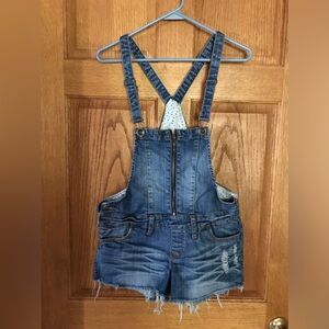 Dollhouse Juniors 3 Short Overalls